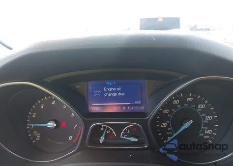 2013 Ford Focus Se из США, поврежденный, VIN 1FADP3F20DL207649